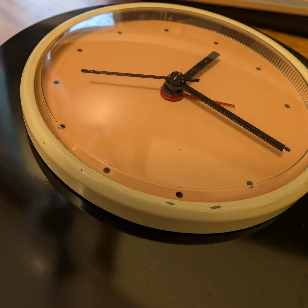 SIGNED Vintage 1984 Hammond Postmodern Mantle Clock